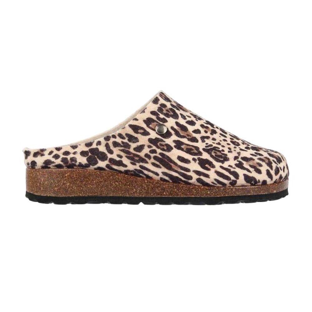 Biba Womens/Ladies Leopard Print Mules / Brown